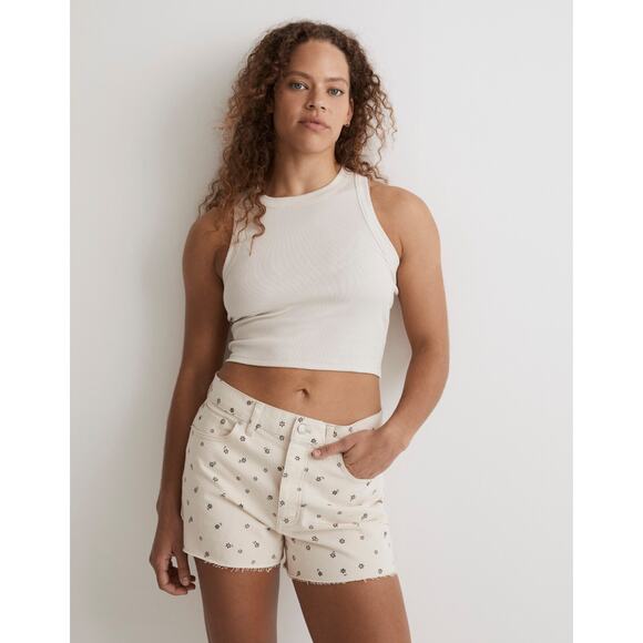MADEWELL The Dadjean Short in Daisy Drizzle Size 26 NWT $88 {3Y48} - Picture 1 of 3